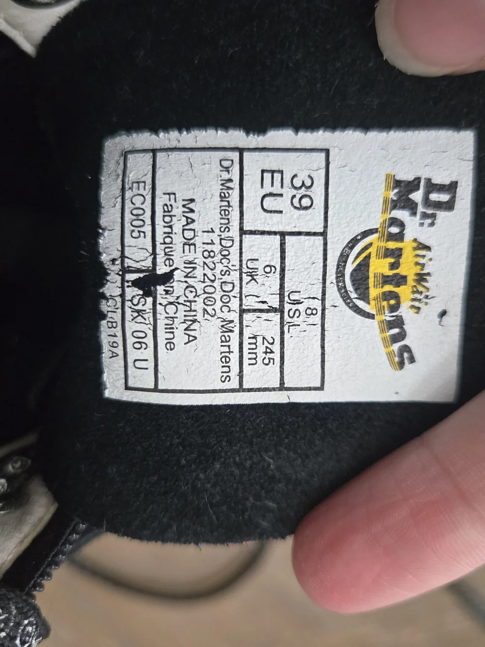 Dr. Martens x Lazy Oaf Sinclair Platform Boots Black Women’s 8 EU 39